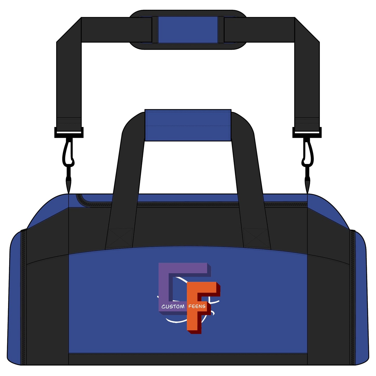 Duffel Gym Bag with CFB Monogram Logo