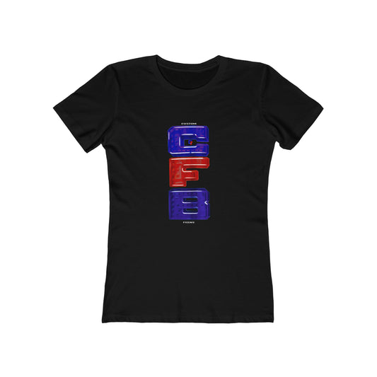 CFB Women's Retro Block Logo Tee
