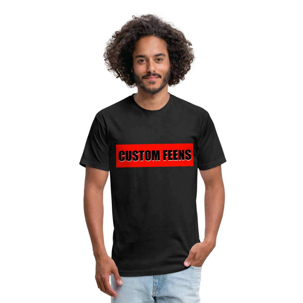 Custom Feens Red Block Tee - black
