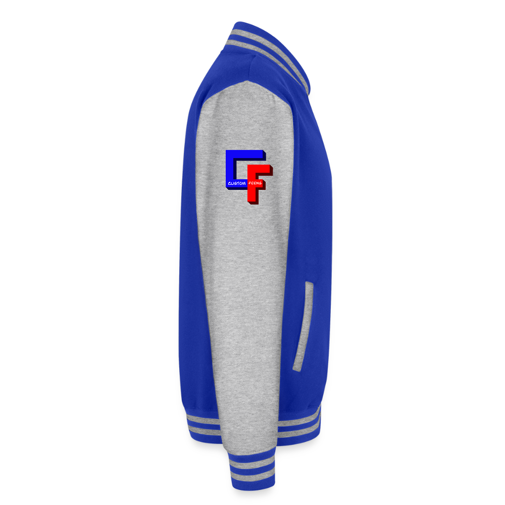 Limited Edition CFB Letterman 🔵🔴 - royal/heather grey