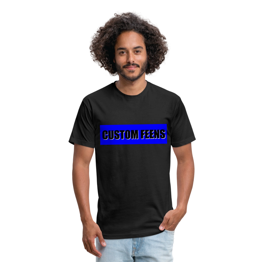Custom Feens Royal Blue Block Tee - black