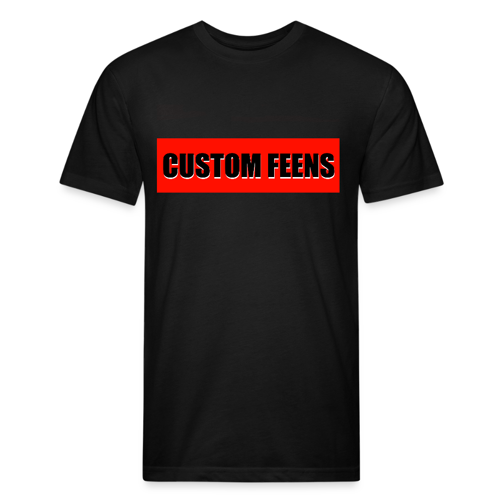 Custom Feens Red Block Tee - black