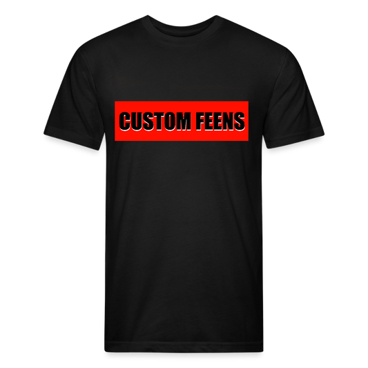 Custom Feens Red Block Tee - black
