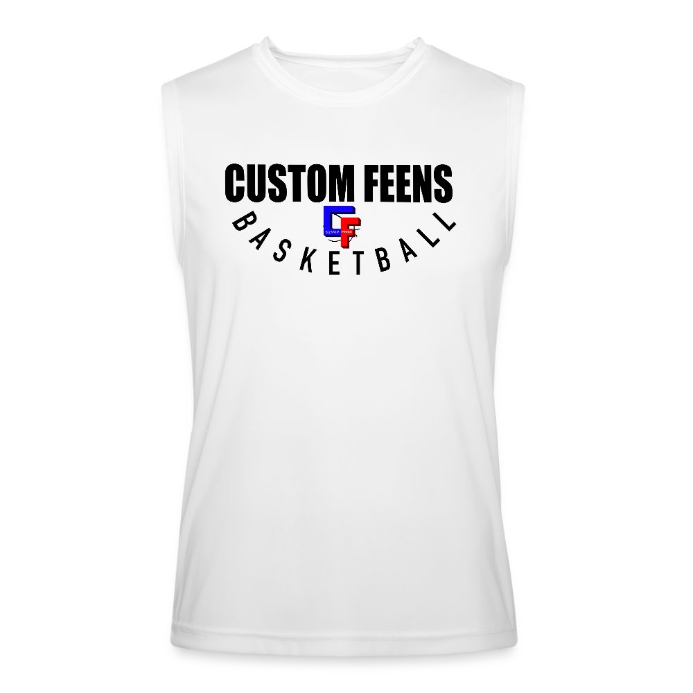Custom Feens Basketball Performance Shirt - white