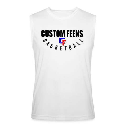 Custom Feens Basketball Performance Shirt - white