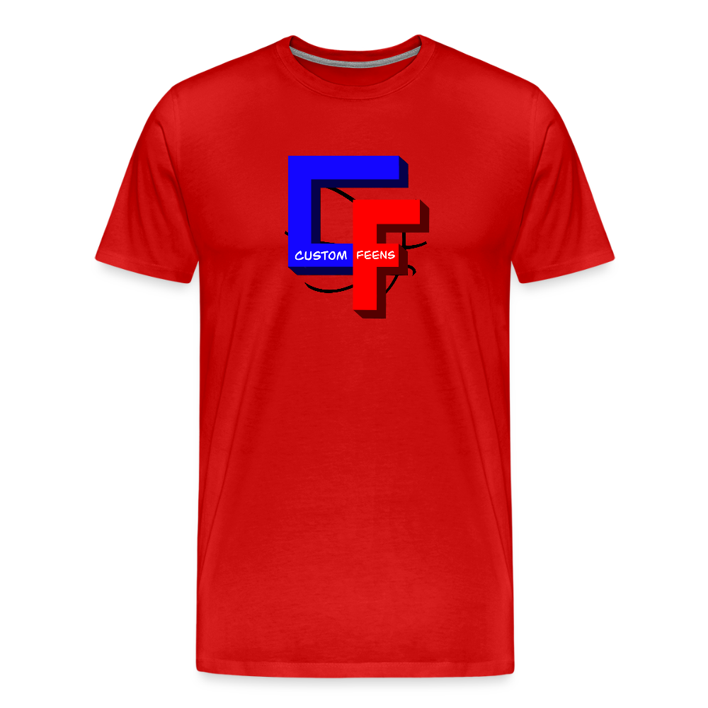 Custom Feens Basketball Tee - red