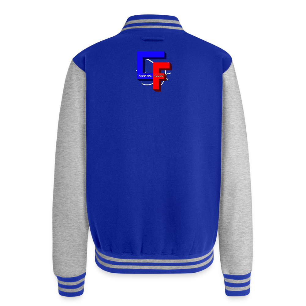 Limited Edition CFB Letterman 🔵🔴 - royal/heather grey