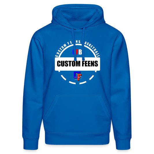 Custom Feens Basketball Organic Hoodie - royal blue