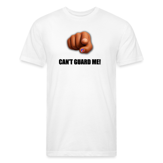 Custom Feens Fitted "You Can't Guard Me!" Logo T-Shirt - white
