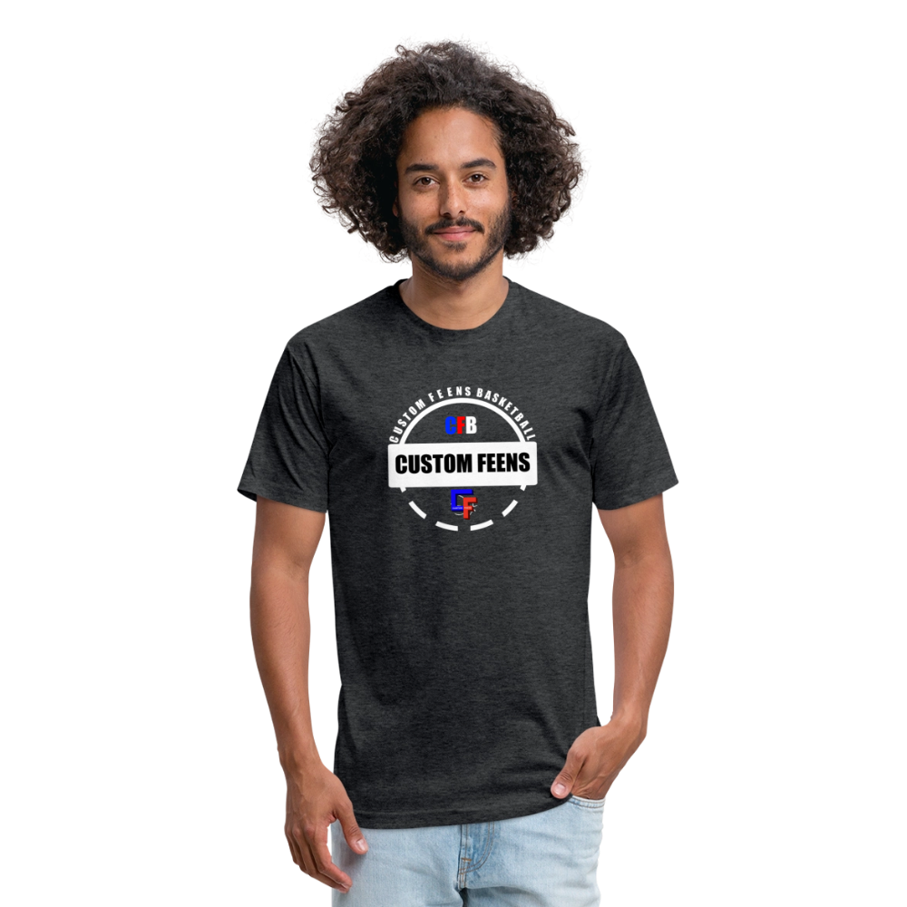 CFB Fitted Cotton T-Shirt - heather black