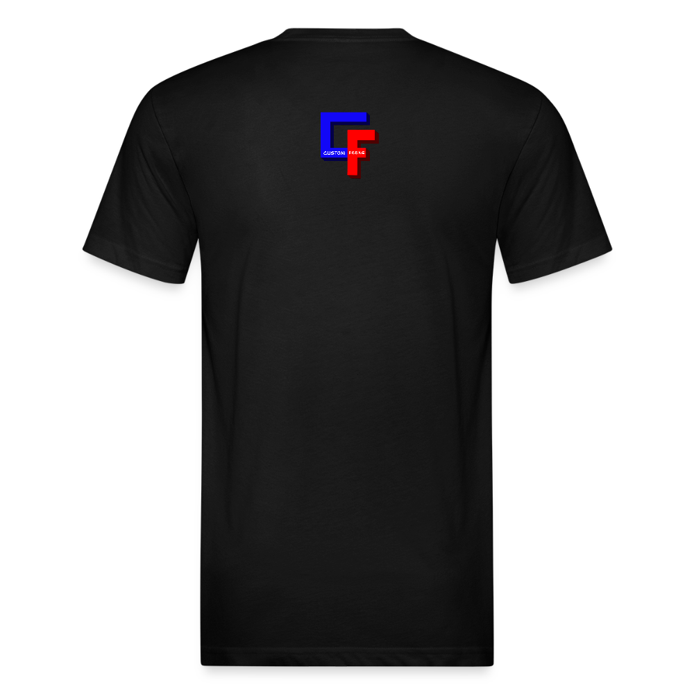 Custom Feens Red Block Tee - black