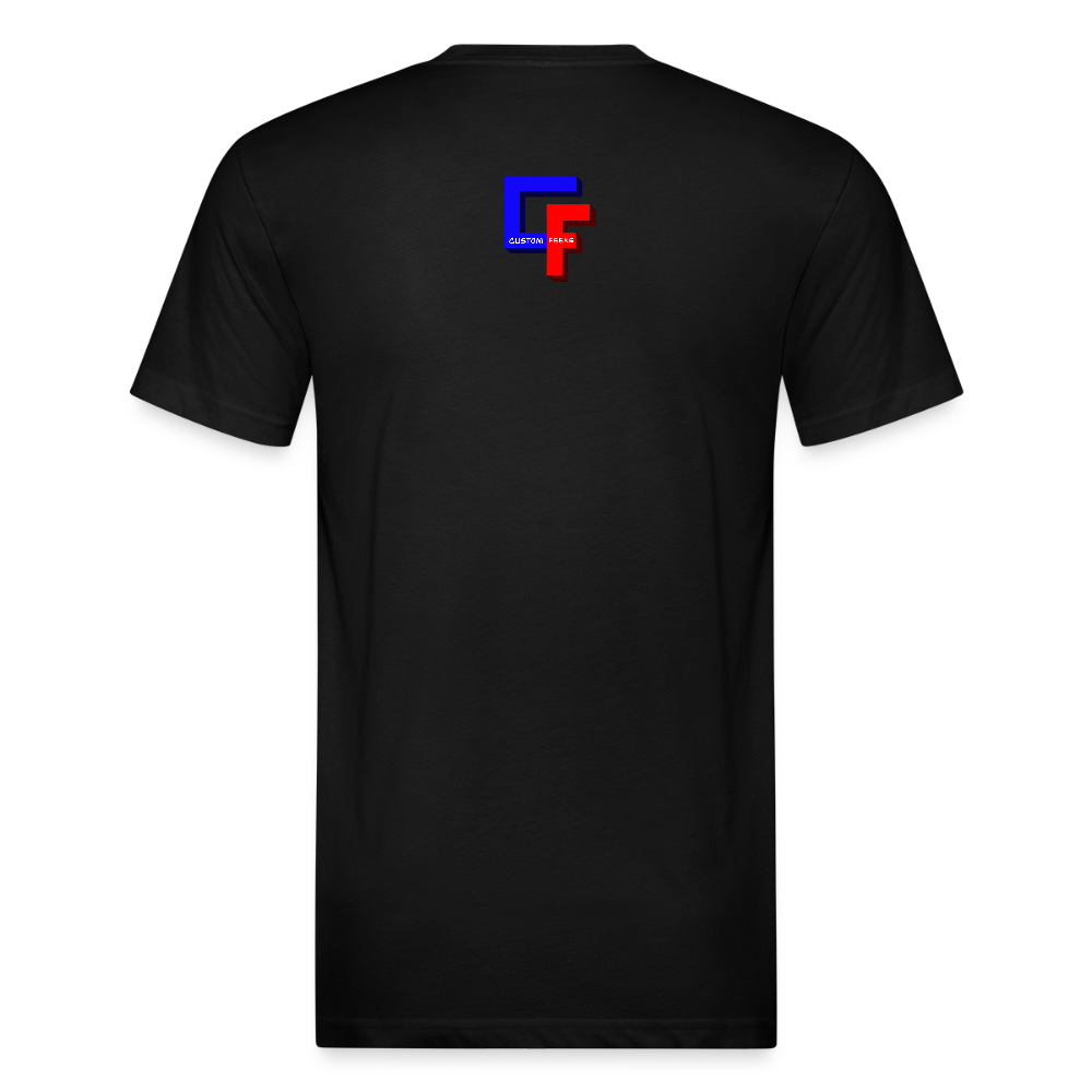 Custom Feens Red Block Tee - black