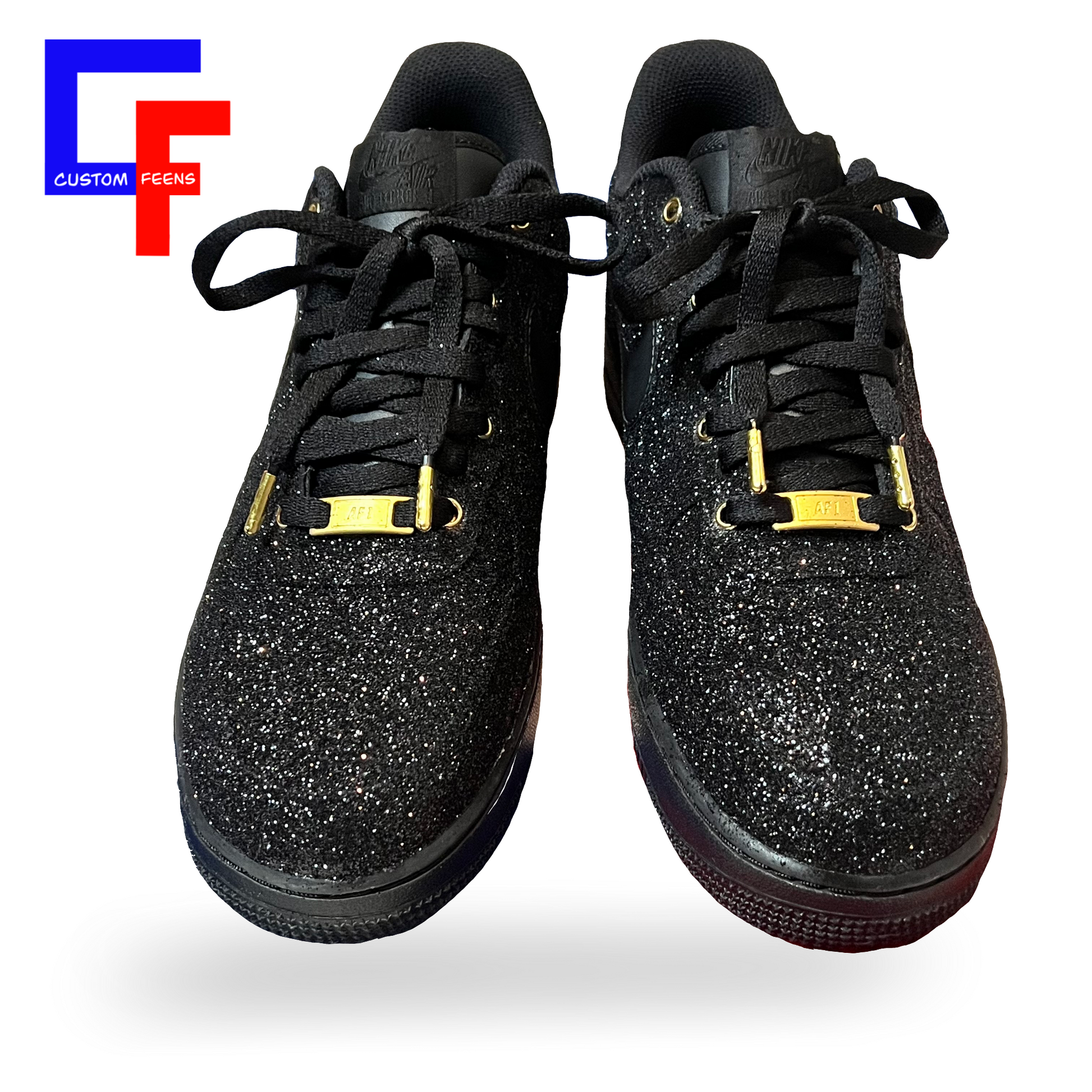 Air Force Glitter Red Bottom – Custom Feens - Main Image